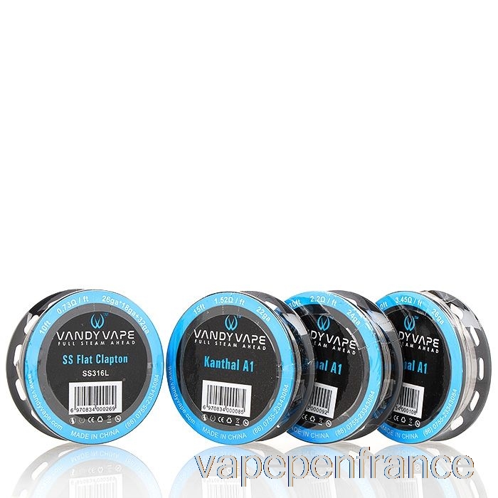 Bobines De Fil Spécialisé Vandy Vape Ka1 Clapton Fusionné - 24ga*2(=)+32ga - 10ft - Stylo Vape 1,16ohm